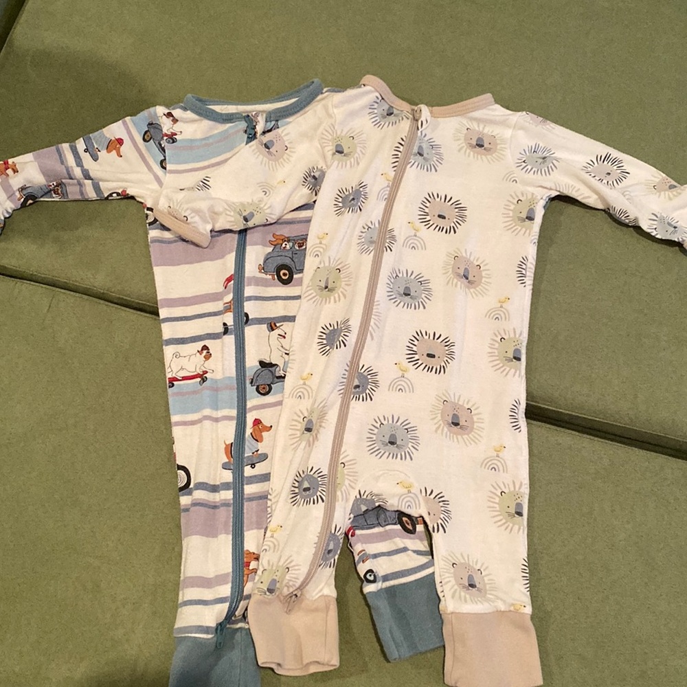 Bestaroo footless rompers - set of two